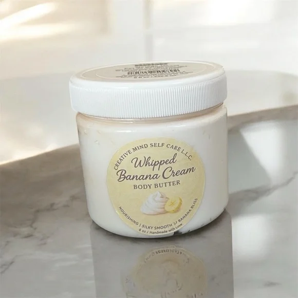 Handcrafted Whipped Banana Cream body butters - Picture 2 of 2